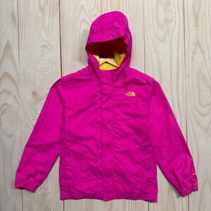 The North Face Venture 2 Hyvent Girls Size L 14/16 Waterproof Hooded Rain Coat